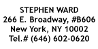 Steve's Address