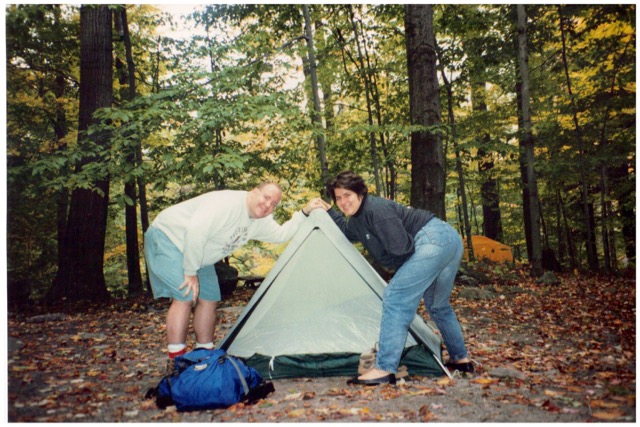 Our first tent